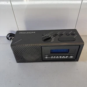 Vintage 1980s Sony ICF-C16W Dream Machine Alarm Clock AM/FM Radio Snooze Bar - Picture 1 of 8