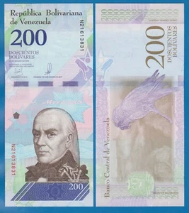 Venezuela 200 Bolivares Soberanos P 107 2018 UNC - Picture 1 of 1