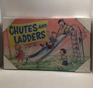 Chutes And Latter Board Game Wall Decor On Canvas-New - Picture 1 of 4