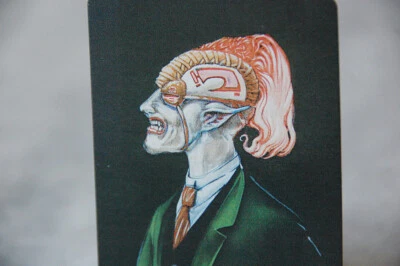 Llanowar Gentlemen I, Altered Satirical Fan Art MTG - Image 1 of 3