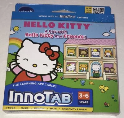 Hello Kitty Innotab Game V-Tech Tablet 3-6 Years New E-Book Games Activities - Image 1 of 4