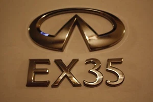 2008 2009 2010 2011 2012 INFINITI EX35 REAR TAIL LIFT GATE LID EMBLEM SET - Picture 1 of 1