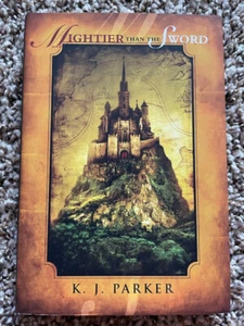MIGHTIER THAN THE SWORD K.J.Parker 1st ed 1000 copy SIGNED/NUMBERED Subterranean - Foto 1 di 6