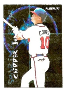 1997 Fleer Soaring Stars Chipper Jones #7 of 12 Atlanta Braves HOF - Picture 1 of 2