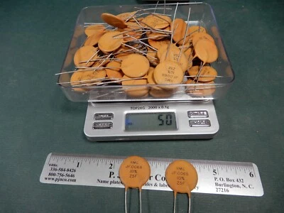RMC .0068uf 10% Z5F 陶瓷圆盘电容器数量 50 NOS 样品 = 0.0057uf — 第 1/4 张图片