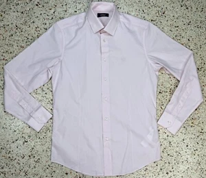 Cavalli Class Men's Hidden Button Up Pink Long Sleeve Dress Shirt Size 15-39 - Picture 1 of 10