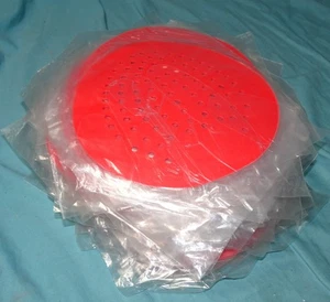 55 WASHROOM DEODORIZING URINAL SCREENS RED with 55 gloves MADE IN USA - Picture 1 of 5