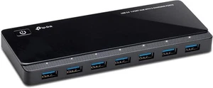 TP-Link UH720 7-Port USB 3.0 HUB + 2 Ladeports 2,4A für Tablet 5 Gbit/s schwarz - Afbeelding 1 van 1