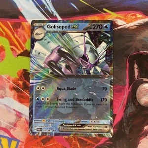 Juego de cartas coleccionables Pokémon Golispod ex #50/182 Paradox Rift doble raro holograma - Imagen 1 de 2