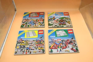 Vintage 1978-80 LEGO Legoland Road System Plate Lot 551 552 553 6304 Org PKG - Picture 1 of 16