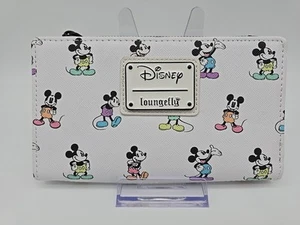 Portafoglio Loungefly Disney Topolino pastello pose stampa all over patta - Foto 1 di 5