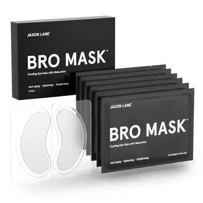 BRO MASK Under Eye Patches for Men Skin Care | Cooling Eye Masks for Dark - Image 1 of 4