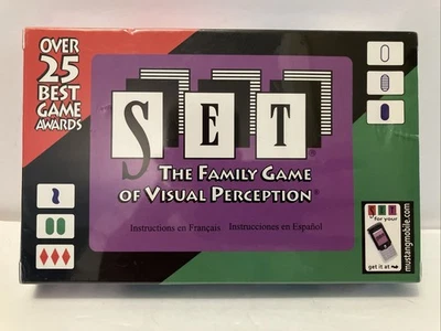 SET, The Family Game of Visual Perception, 1991 New Sealed - Image 1 of 3