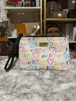 Betsy Johnson Multicolor White Wristlet - Image 1 of 4