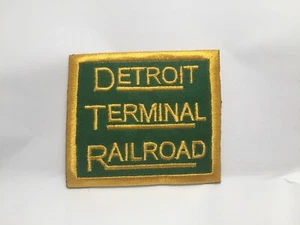 DETROIT TERMINAL  RAILROAD  NEW EMBROIDERED IRON  ON NAME PATCH  - Picture 1 of 1