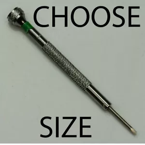 Single gute Qualität Schraubendreher Uhr Reparatur Werkzeug Juweliere Größe wählen - Bild 1 von 3