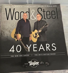 VINTAGE 2008-2016 “Wood & Steel” Magazine Bulk Lot Of 24 Issues! Taylor Guitars - Picture 1 of 24