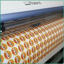 FULL COLOUR STATIC CLING STICKER PRINTING – CONTOUR CUT TO SHAPE (SMALL)