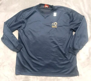 Retro St Louis Rams Mens XL Throw Back Sweatshirt NFL Football Y2K - Picture 1 of 6
