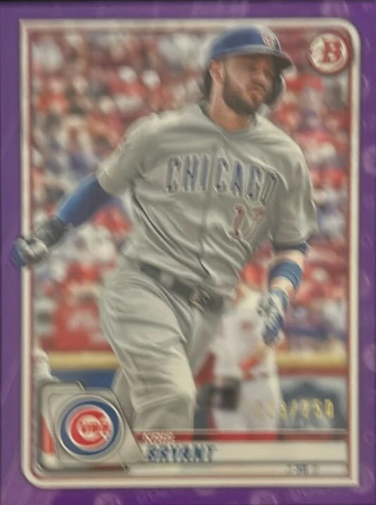 2020 Bowman #22 Kris Bryant Purple /250 - Image 1 of 1