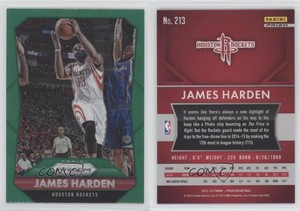 2015-16 Panini Prizm Green Prizm James Harden #213