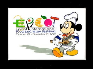 Botón Comida y Vino Disney Epcot 1999 - Imagen 1 de 1