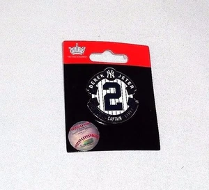 2014 New York Yankees Derek Jeter Retirement #2 Captain Lapel Pin FREESHIP - Picture 1 of 1
