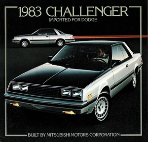 Dodge Challenger 1983 construido por Mitsubishi folleto de ventas del concesionario - Imagen 1 de 1