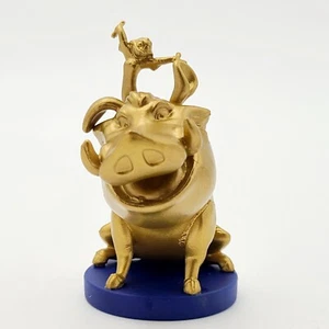 Walt Disney World Parks 50th Anniv Fab 50 Gold Figure Timon & Pumbaa Lion King - Picture 1 of 6