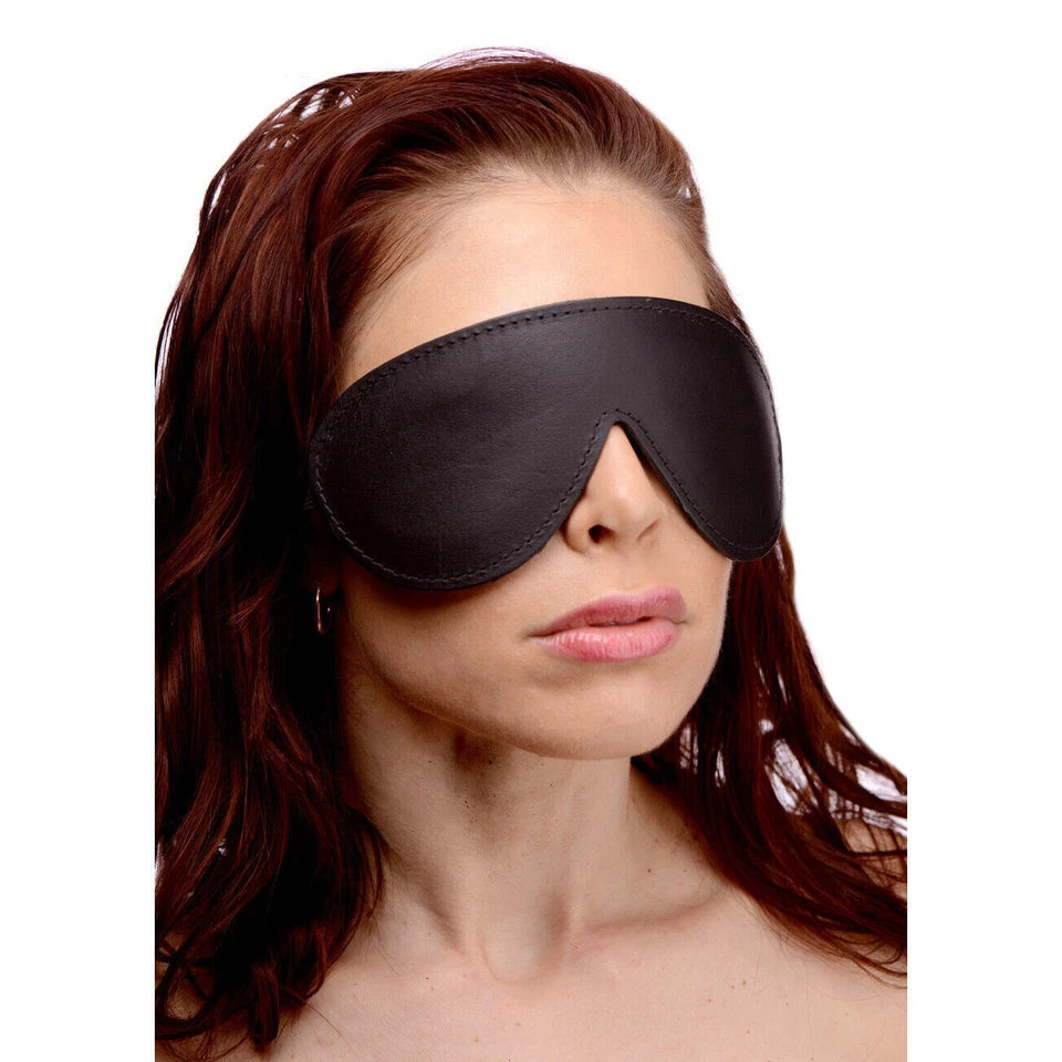 Strict Leather Padded Blindfold - Image 1 of 1