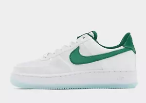 Nike Air Force 1 '07 ESS SNKR ® ( Women Size: UK 7 EUR 41 ) White / Sport Green - Picture 1 of 7