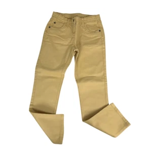 Hanna Andersson Skinny Dyed Denim Pant size 140 Mustard - Picture 1 of 6