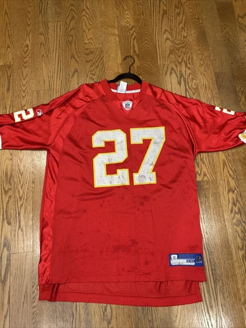 Larry Johnson Kansas City Chiefs AUTHENTIC Reebok Mens Size 2XL Red Jersey Cover