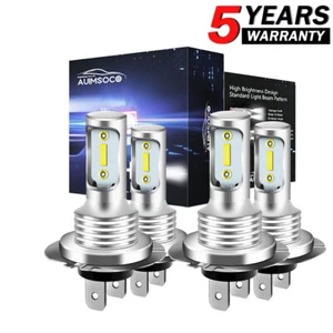 For BMW X5 2007-2013 - 4X H7 H7 Combo Headlight High & Low Beam LED Bulbs - Foto 1 di 12
