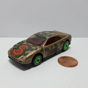 Hot Wheels Revealers Bronze FERRARI 348 w/ Lime Green Ultra Hots - Mint - Picture 1 of 7