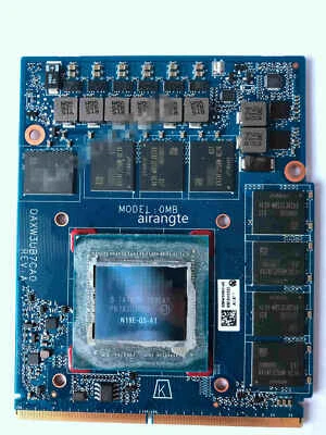 For HP ZBook 17 G6 Nvidia Quadro RTX3000 RTX4000 RTX5000 GDDR6 GPU VIDEO CARD - Image 1 of 4