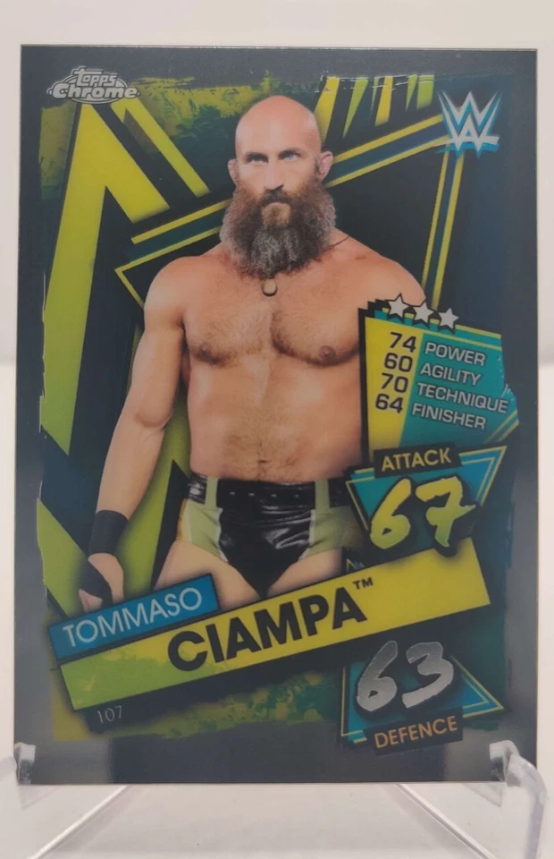 2021 Topps Chrome WWE Slam Attax #107 Tommaso Ciampa wrestling card - Image 1 of 1