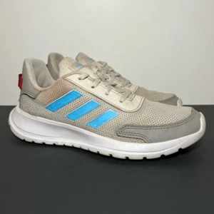 Kids ADIDAS Tensaur Run K Jr Grey Athletic Shoes / Size 4 - Picture 1 of 9