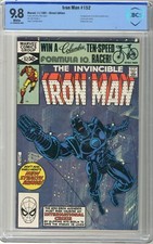 Iron Man # 152  CBCS  9.8  NMMT  White pgs  11/81  1st App. of Iron Man’s stealt