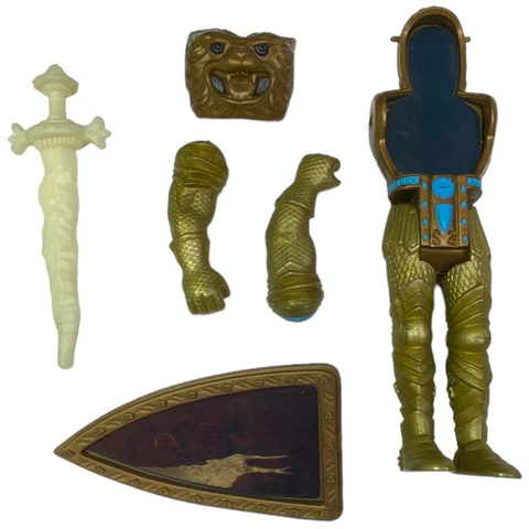 Vintage Super Naturals Lionheart Figure Near Complete 1987 Tonka Broken Arms Cover