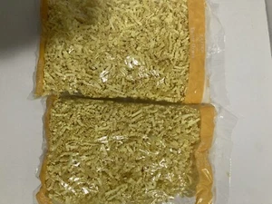 LOT OF 2 YELLOW CRINKLE PAPER EASTER GRASS - Picture 1 of 10