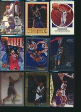CHRIS WEBBER Singles Inserts Parallels - Pick from List - Quantity Discount