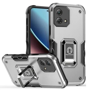 Military Grade Shockproof Hybrid Armor Case with Ring Grip for Motorola Moto G - Picture 1 of 4