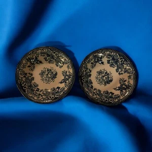 Royal Staffordshire Clarice Cliff Tonquin Small Bowls 5” Blue Set Of 2 - Picture 1 of 5