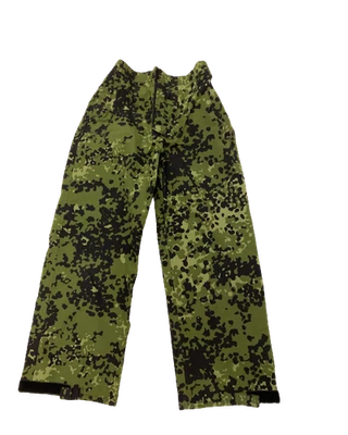 Nässeschutzhose Gr. L Hose Regenhose Jagd GORE-TEX flecktarn Bundeswehr Angeln - Bild 1 von 4