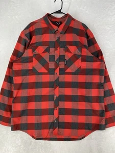 Truewerk Hemd Herren 2XL Tech Flanell Buffalo kariert Langarm Knopfleiste Druckknopf - Bild 1 von 14