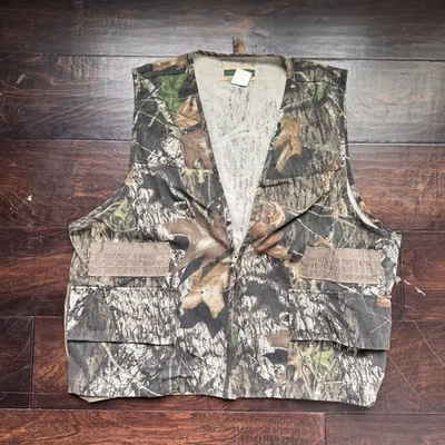 Game Winner Hunting Vest Men L Camo Zip Up Game Pocket Mesh Breathable Mossy Oak - Image 1 of 4