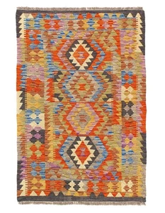 Pasargad Caucasian Tribal Style Flat Weave kilim 3'5"X 4'9" - Picture 1 of 3