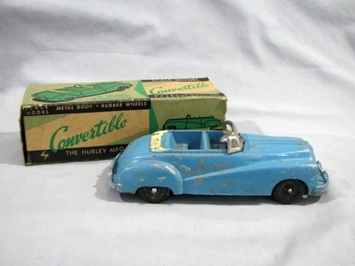 COCHE MODELO CONVERTIBLE HUBLEY #458 VINTAGE CON CAJA ORIGINAL Foto 1 de 4