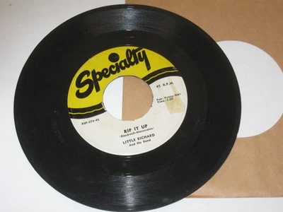 Little Richard And His Band – Rip It Up / Ready Teddy    on  SPECIALTY   1956 - Image 1 of 2